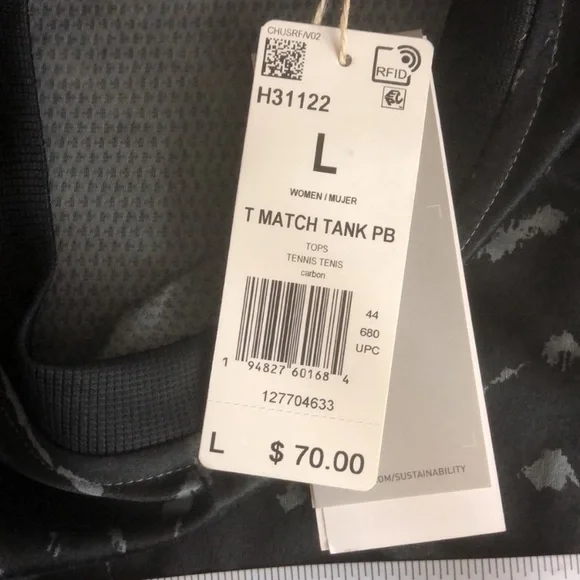 Adidas Black Fitted Graphic Tank Top - Picture 8 of 10